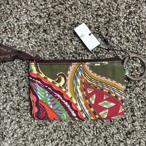 🎁 NWT - Vera Bradley HEIRLOOM PAISLEY Zip ID Case